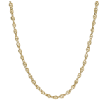 Women's Puffed Gucci Link Chain 14K Yellow Gold - Hollow