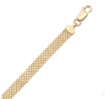 Women's Bismark Chain Bracelet 14K Yellow Gold - Image 3