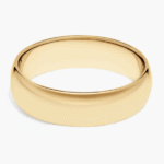 Mid-weight Comfort Fit Wedding Ring in 14k Yellow Gold (6mm)
