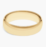 Mid-weight Comfort Fit Wedding Ring in 14k Yellow Gold (6mm)