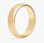 Mid-weight Comfort Fit Wedding Ring in 14k Yellow Gold (6mm) - Image 2