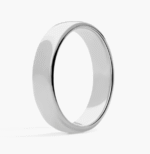 Skyline Comfort Fit Wedding Ring in Platinum (5mm) - Image 2